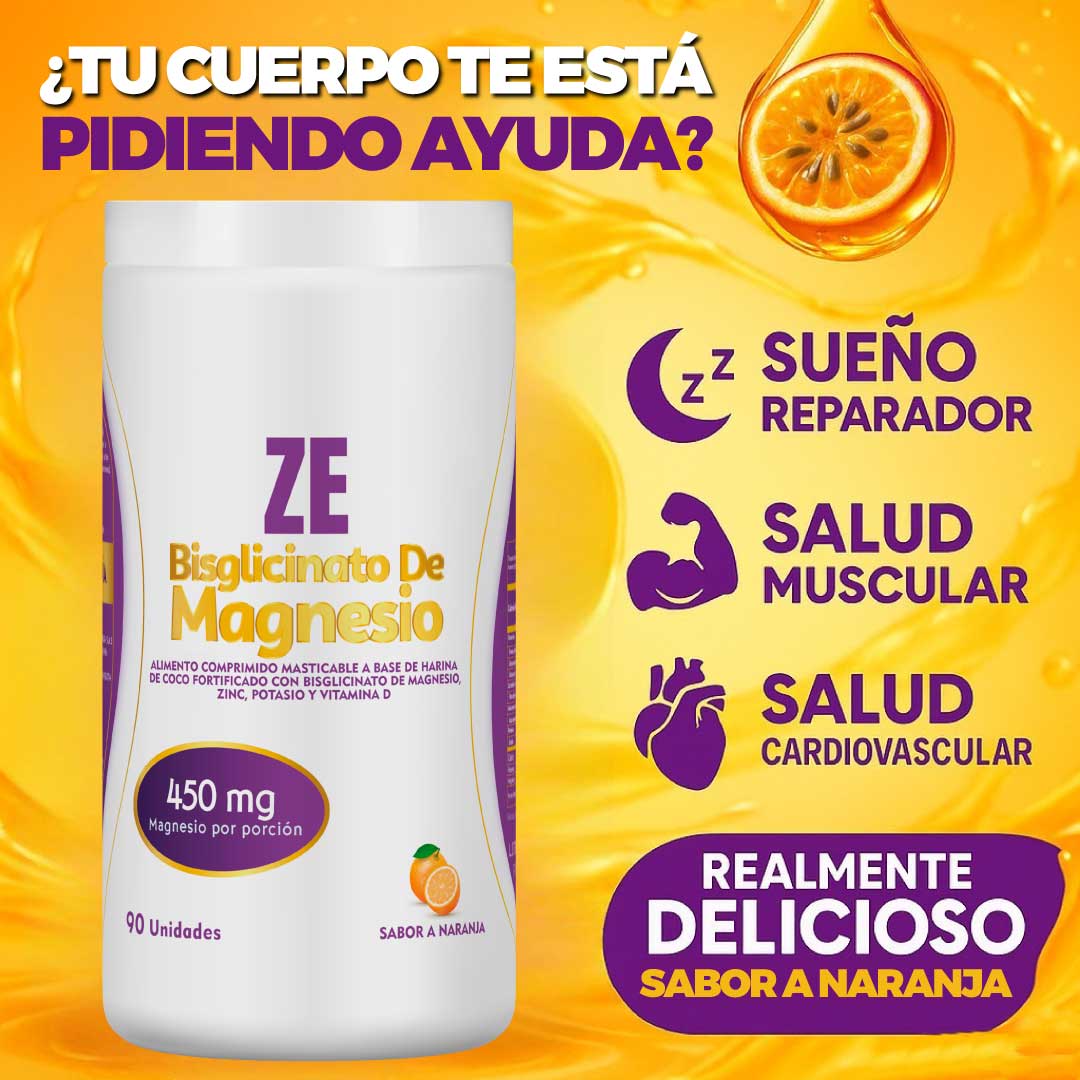 Bisglicinato de Magnesio Masticables