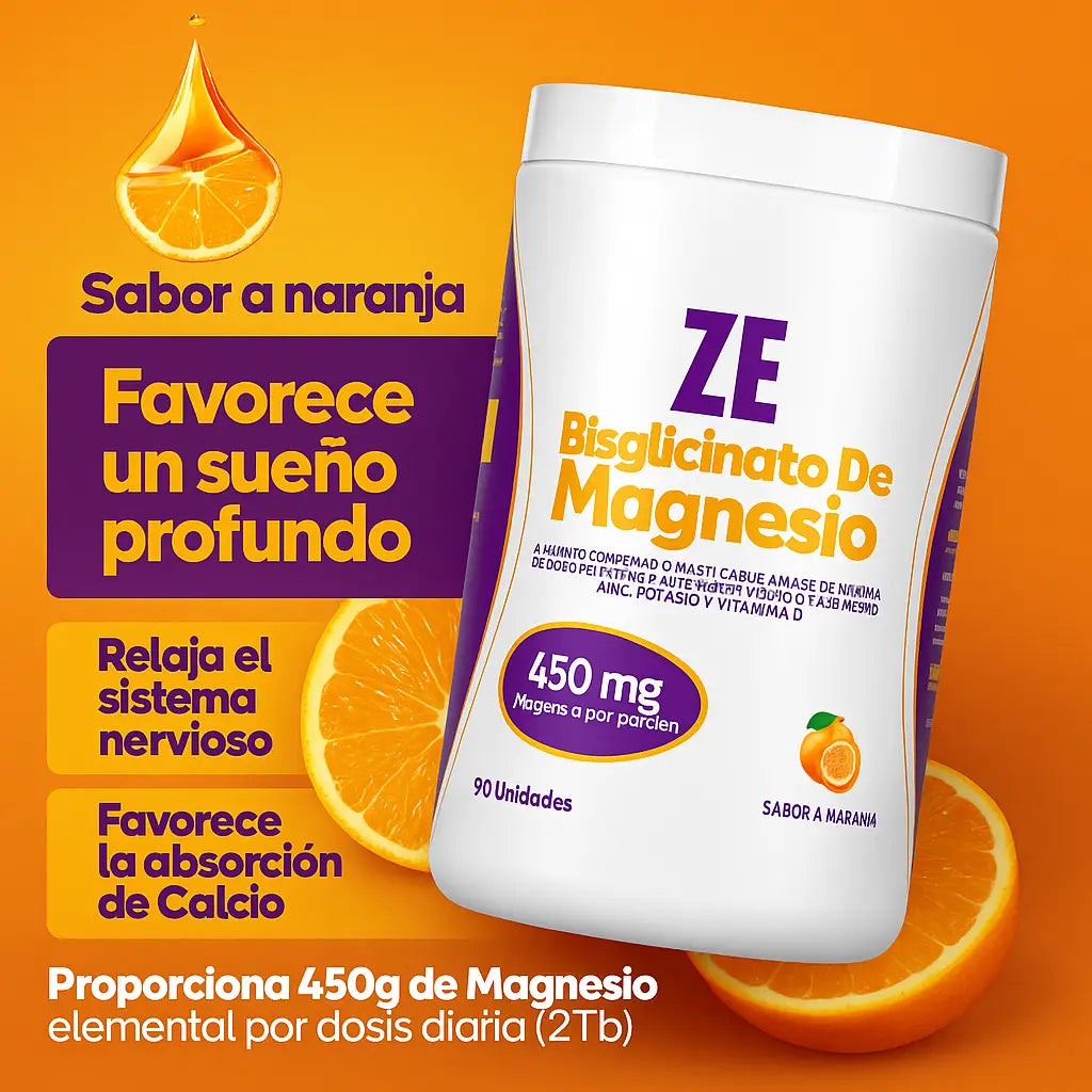 Bisglicinato de Magnesio Masticables