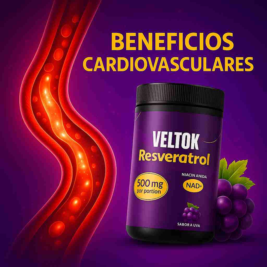 Resveratrol VELTOK + Niacinamida NAD+ Único