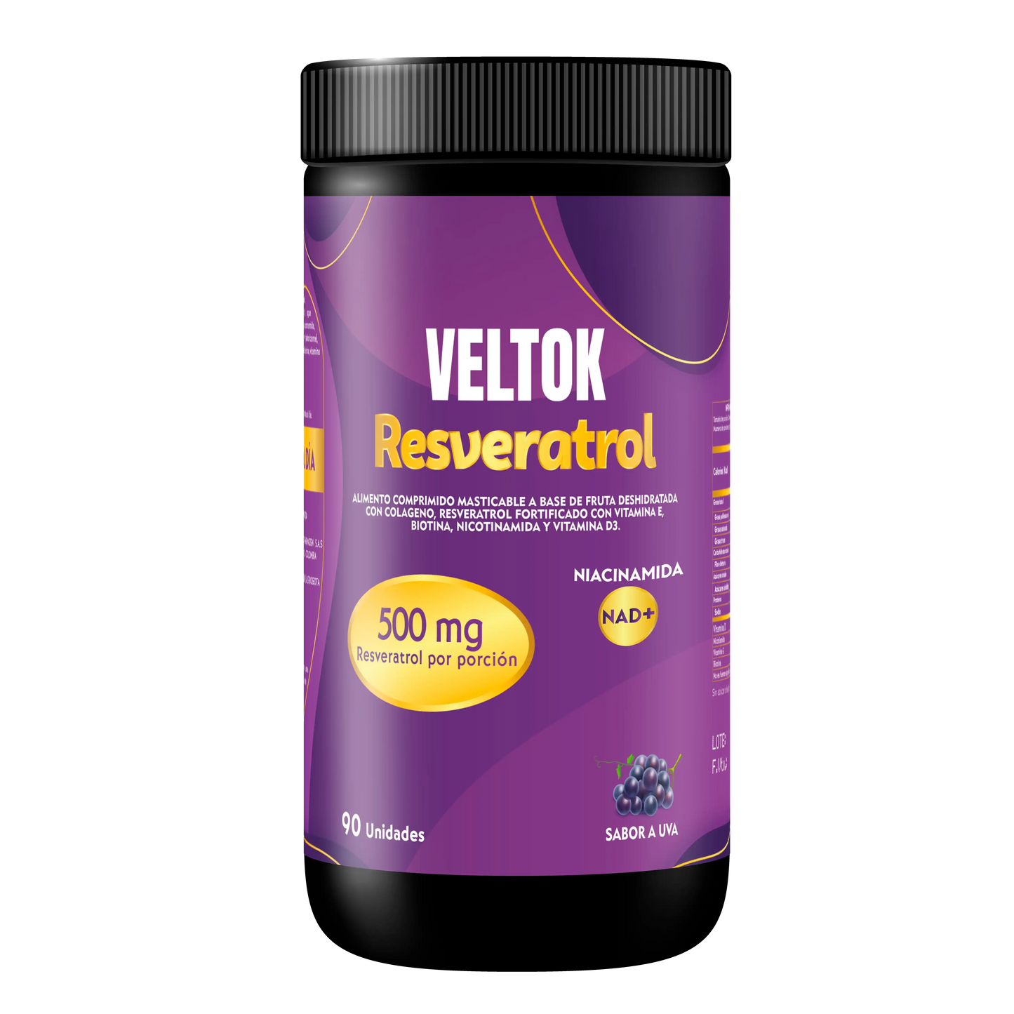 Resveratrol VELTOK + Niacinamida NAD+ Único