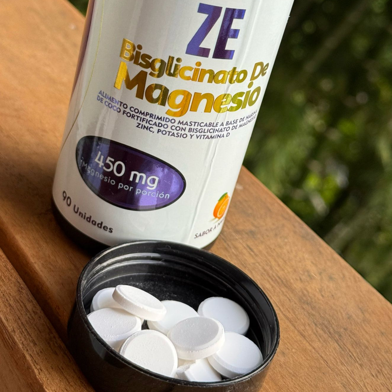 Bisglicinato de Magnesio Masticables