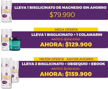 Bisglicinato de Magnesio Masticables